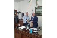 Συνάντηση προέδρων των τριών αμιγών Βιοτεχνικών Επιμελητήριων Αθήνας - Πειραιά - Θεσσαλονίκης στο πλαίσιο της κοινής συμμετοχής τους στην 86η ΔΕΘ 2022